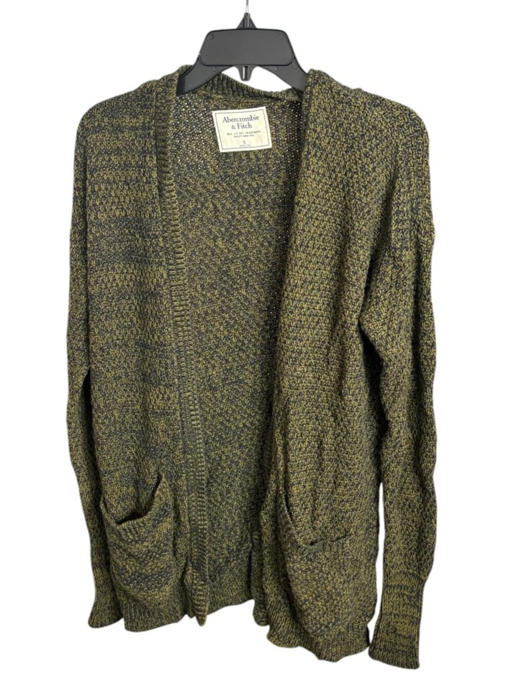 Abercrombie & Fitch Sweater Cardigan Olive Green Size Small